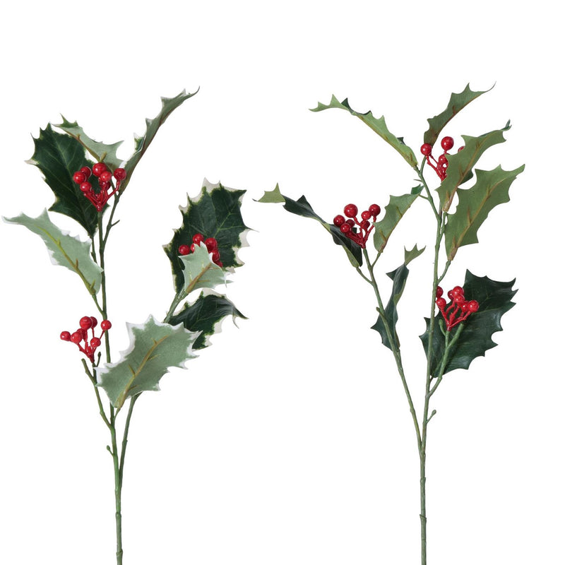 Load image into Gallery viewer, Boltze home decoratietak hulst met rode besjes h50cm