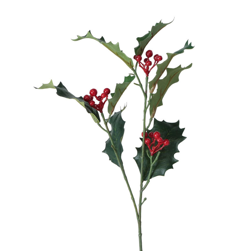 Load image into Gallery viewer, Boltze home decoratietak hulst met rode besjes h50cm