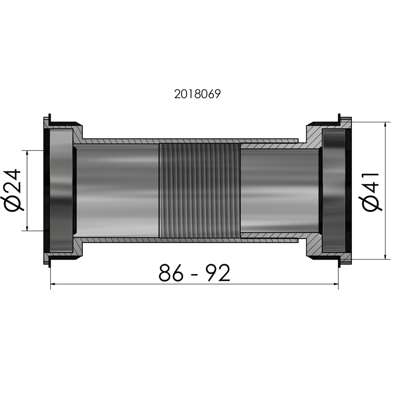 Load image into Gallery viewer, Trapas Elvedes Twist Fit BB86 BB92 Shimano