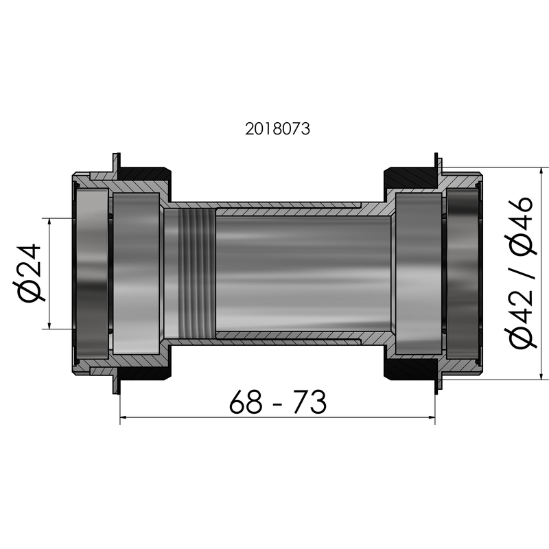 Load image into Gallery viewer, Trapaslagerset Elvedes twist fit bb30