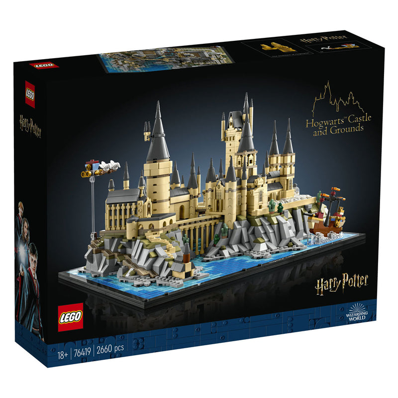 Afbeelding laden in galerijviewer, Lego harry potter kasteel zweinstein en terrein grote set voor volwassenen - 76419