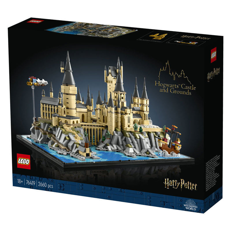 Afbeelding laden in galerijviewer, Lego harry potter kasteel zweinstein en terrein grote set voor volwassenen - 76419