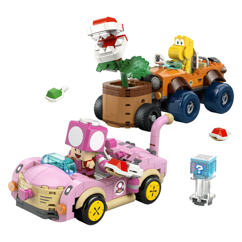 Load image into Gallery viewer, Lego super mario kart 72044 achtervolging met de piranha plant