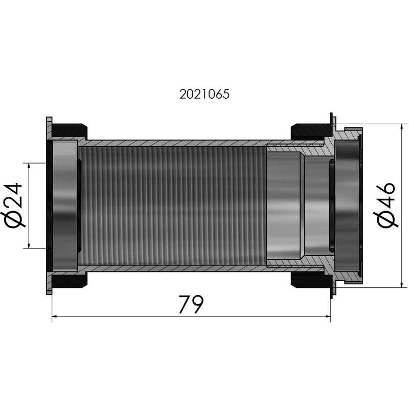 Load image into Gallery viewer, Elvedes trapas adapter Twistfit BB Right Shimano 24mm