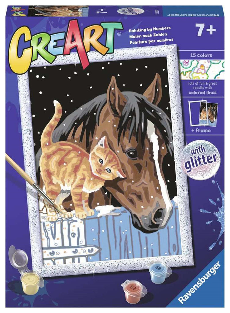 Load image into Gallery viewer, Ravensburger creart stable friends