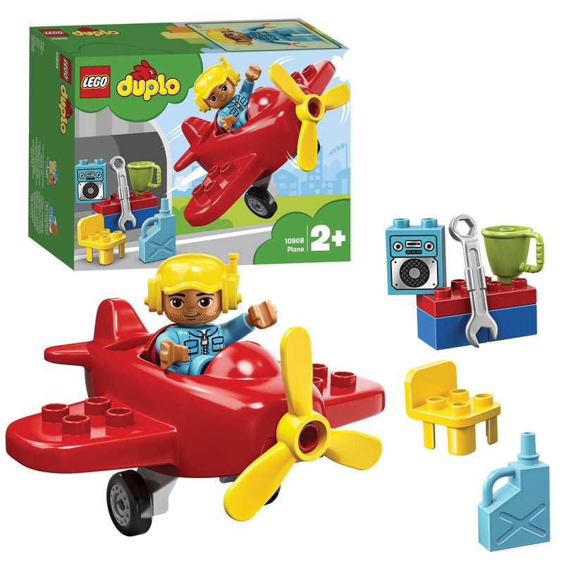 Afbeelding laden in galerijviewer, Lego duplo 10908 vliegtuig