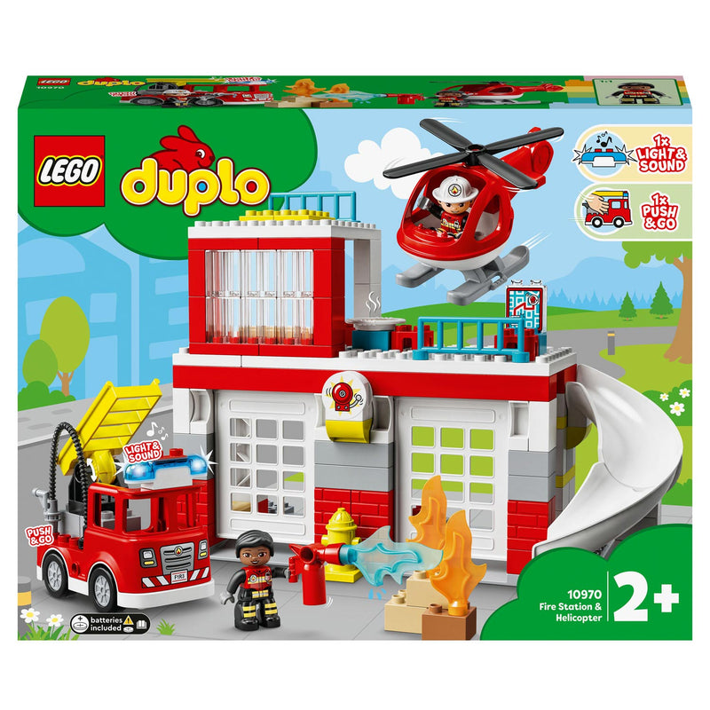 Load image into Gallery viewer, Lego LEGO Duplo 10970 Brandweerkazerne Helikopter