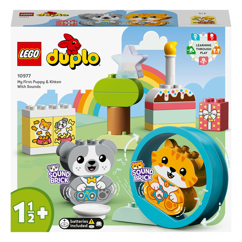 Load image into Gallery viewer, Lego duplo 10977 mijn eerste puppy kitten met geluiden