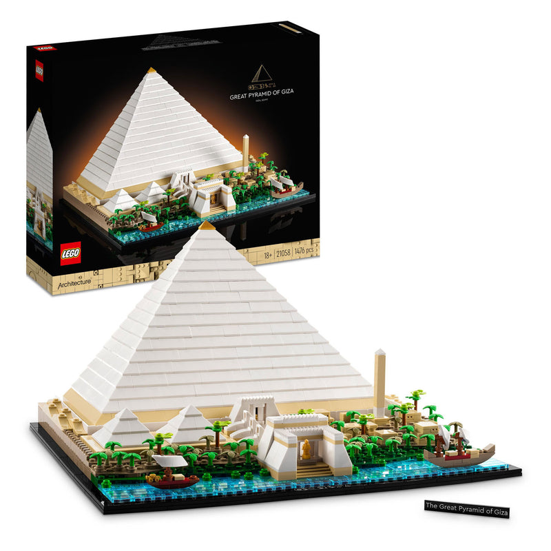 Afbeelding laden in galerijviewer, Lego architecture 21058 grote piramide van gizeh