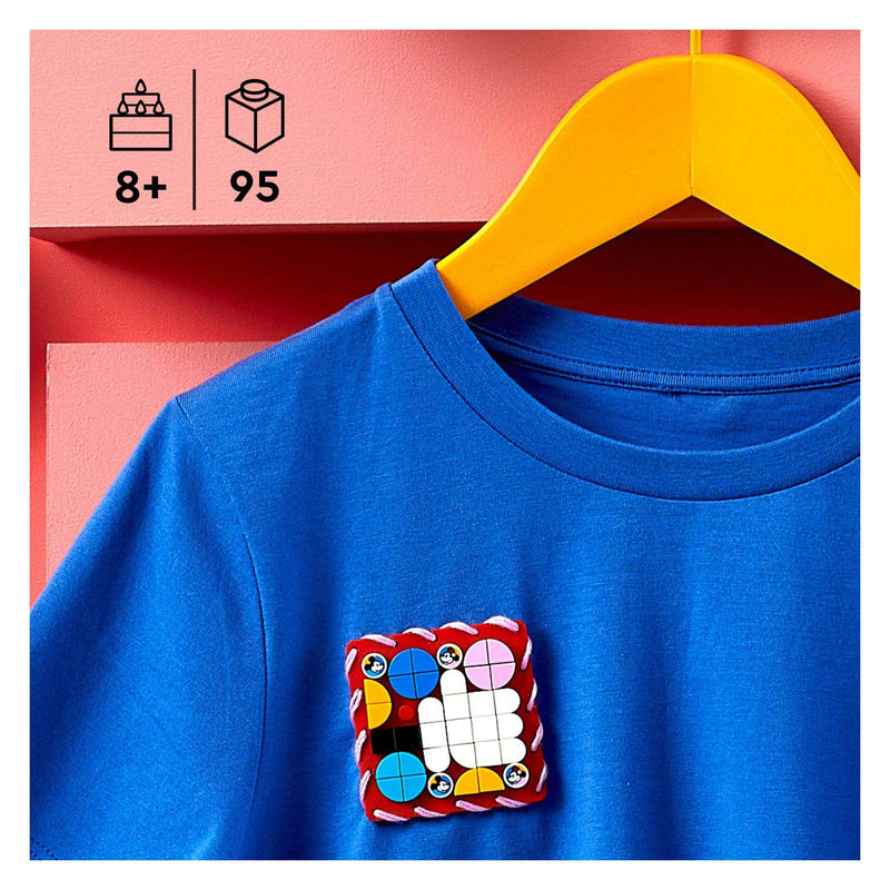 Load image into Gallery viewer, Lego dots 41963 mickey minnie mouse: stitch-on patch
