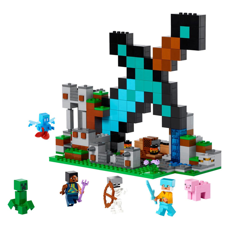 Load image into Gallery viewer, Lego LEGO Minecraft 21244 Uitvalbasis Zwaard