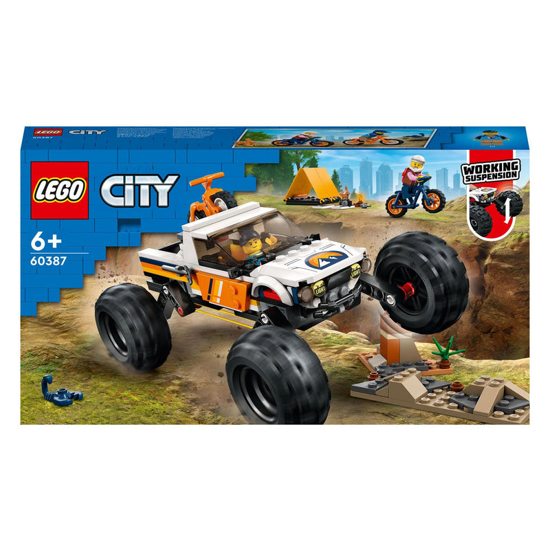 Load image into Gallery viewer, Lego LEGO City 60387 4x4 Terreinwagen Avonturen