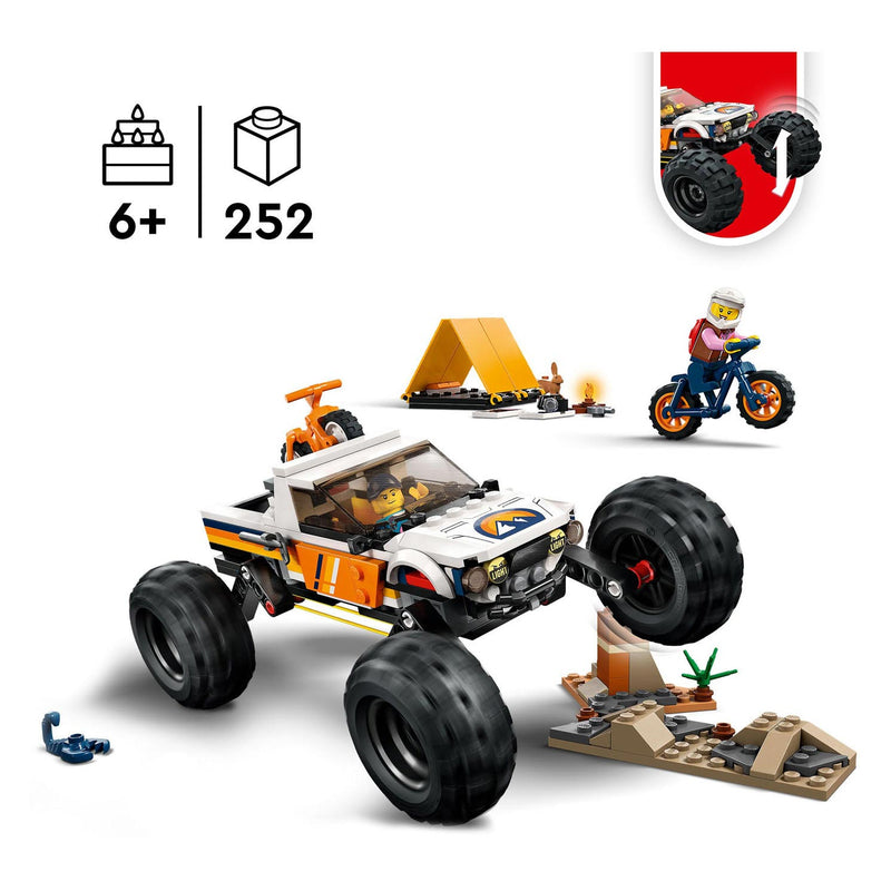 Load image into Gallery viewer, Lego LEGO City 60387 4x4 Terreinwagen Avonturen