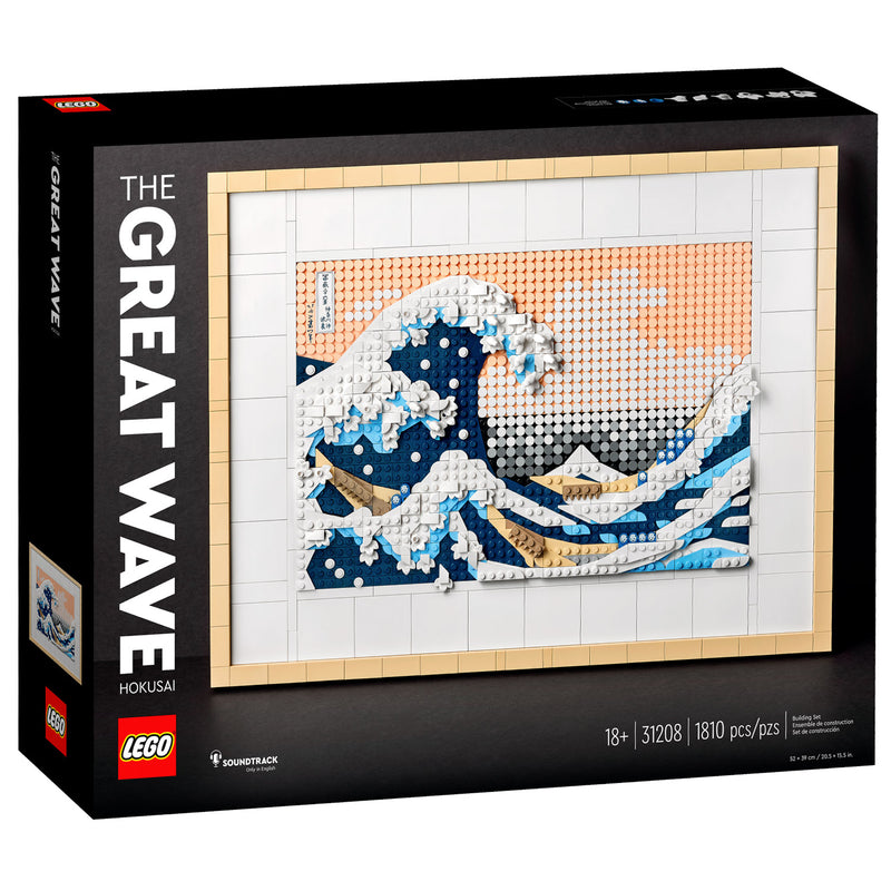 Load image into Gallery viewer, Lego art 31208 hokusai de grote golf