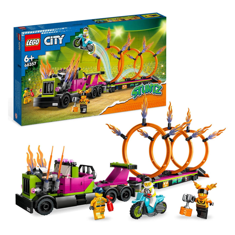 Load image into Gallery viewer, Lego LEGO City 60357 Stunttruck Ring of Fire-Uitdaging