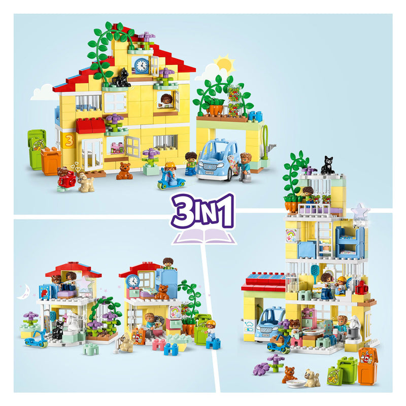 Load image into Gallery viewer, Lego duplo town 10994 3in1 familiehuis