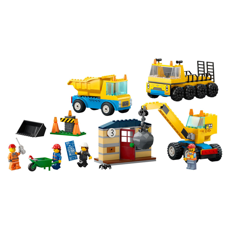 Load image into Gallery viewer, Lego city 60391 kiepwagen, bouwtruck en sloopkraan