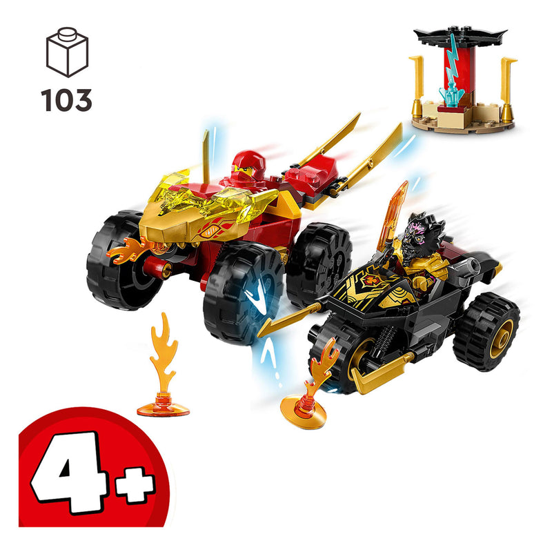 Load image into Gallery viewer, Lego LEGO Ninjago 71789 Kai en Ras' Duel Tussen Auto en Motor