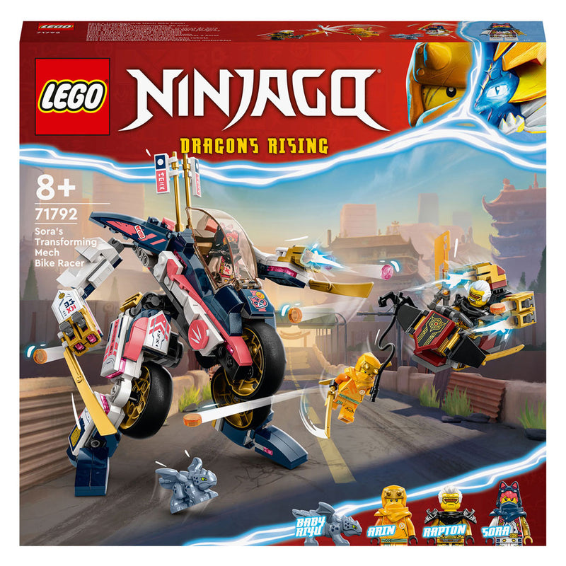 Load image into Gallery viewer, Lego LEGO Ninjago 71792 Sora’s Transformerende Mecharacemotor