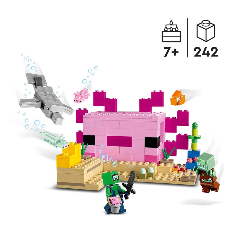 Load image into Gallery viewer, Lego LEGO Minecraft 21247 Het Axolotlhuis