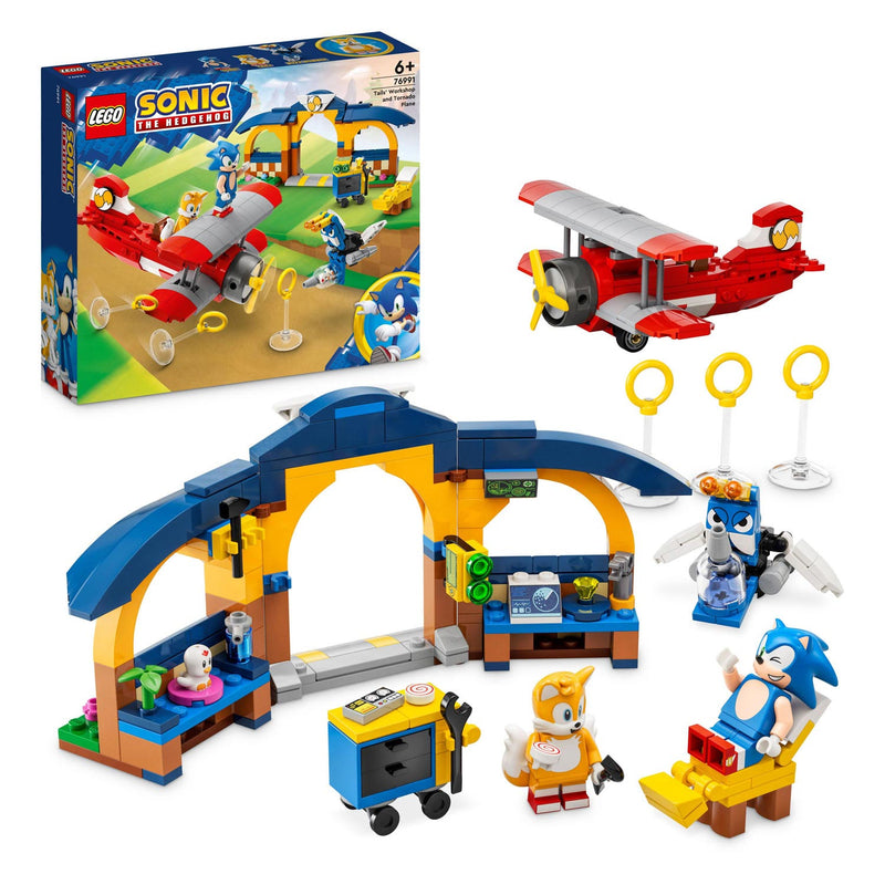 Load image into Gallery viewer, Lego LEGO 76991 Tails Werkplaats en Vliegtuig