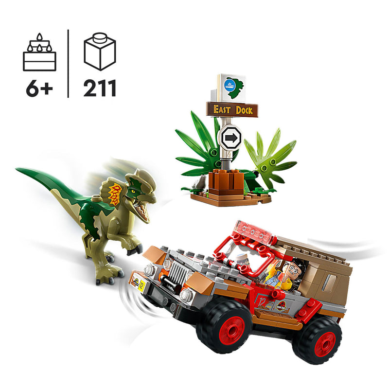 Load image into Gallery viewer, Lego LEGO Jurassic Park 76958 Dilophosaurus Hinderlaag