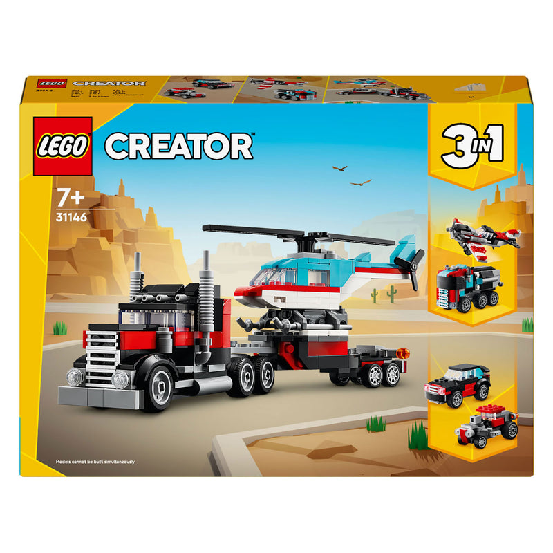 Load image into Gallery viewer, Lego creator 31146 truck met helikopter