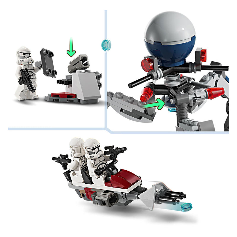 Load image into Gallery viewer, Lego star wars 75372 clone trooper en battle droid battle pack