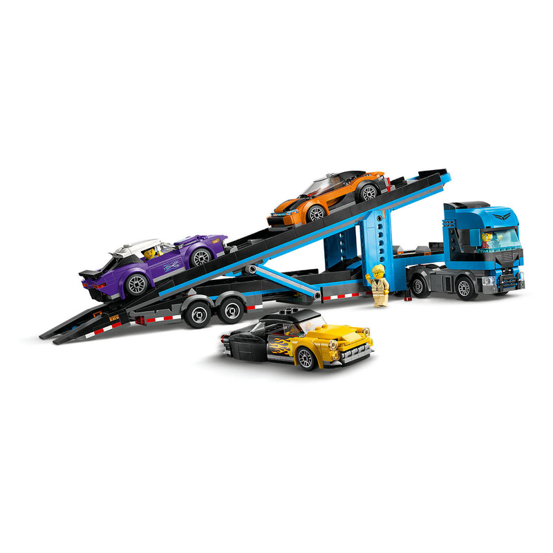 Load image into Gallery viewer, Lego city 60408 transportvoertuig met sportauto's
