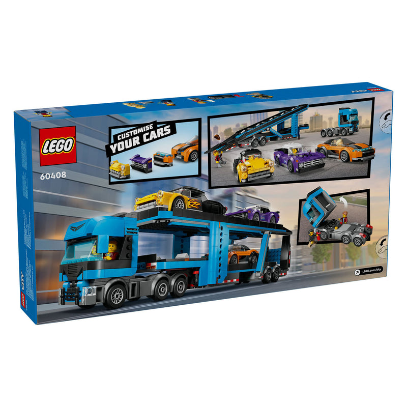 Load image into Gallery viewer, Lego city 60408 transportvoertuig met sportauto's