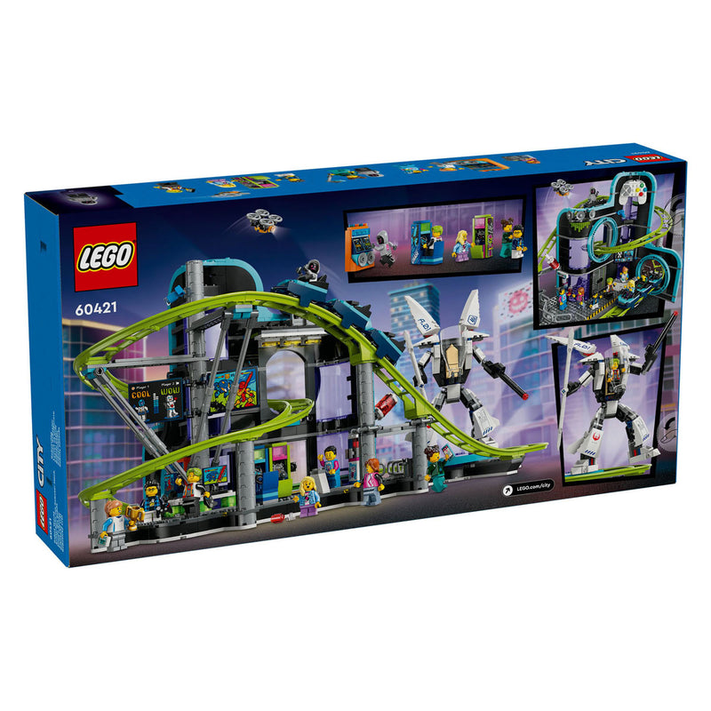 Load image into Gallery viewer, Lego city 60421 achtbaan in robotwereld