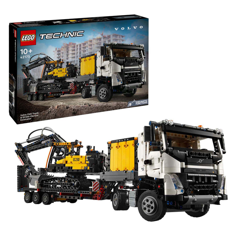 Afbeelding laden in galerijviewer, Lego technic 42175 volvo fmx truck ec230 elektrische graafmachine