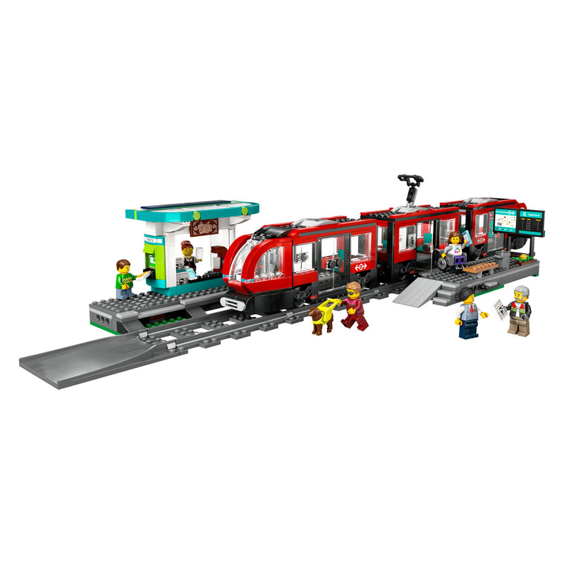 Load image into Gallery viewer, Lego city stadstram en station - 60423