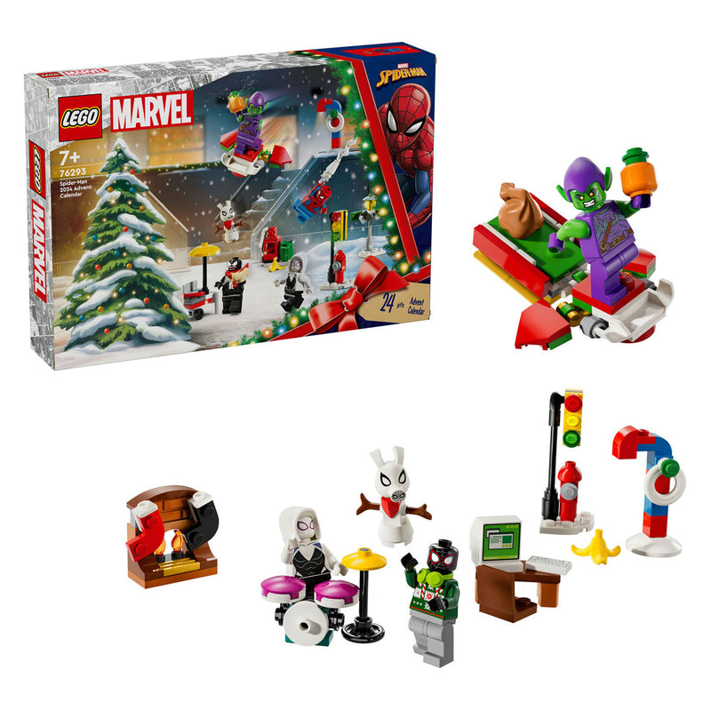 Load image into Gallery viewer, Lego super heroes 76293 spider-man adventkalender 2024