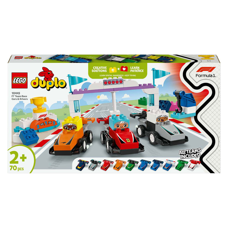 Load image into Gallery viewer, Lego duplo town 10445 f1 team racewagens en coureurs