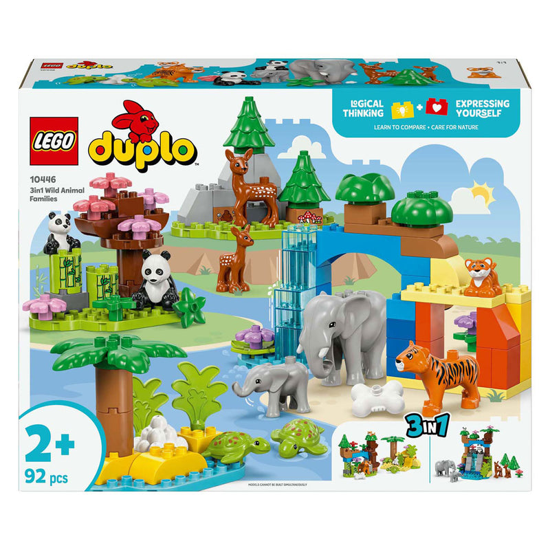 Load image into Gallery viewer, Lego duplo town 10446 3-in-1 families van wilde dieren