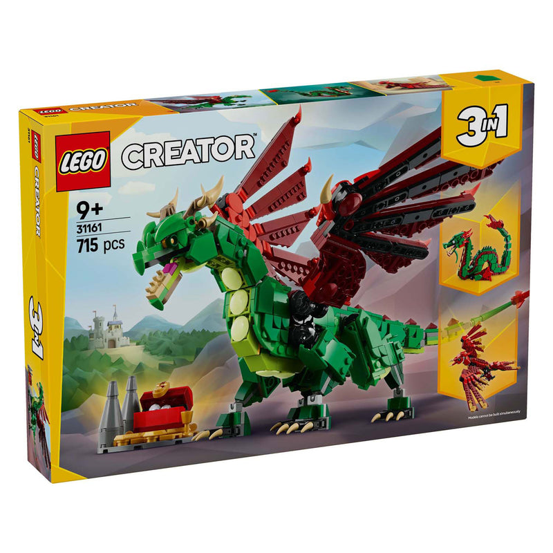 Load image into Gallery viewer, Lego creator 3in1 middeleeuwse draak - 31161