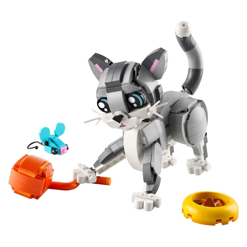 Load image into Gallery viewer, Lego creator 3in1 speelse kat dieren - 31163