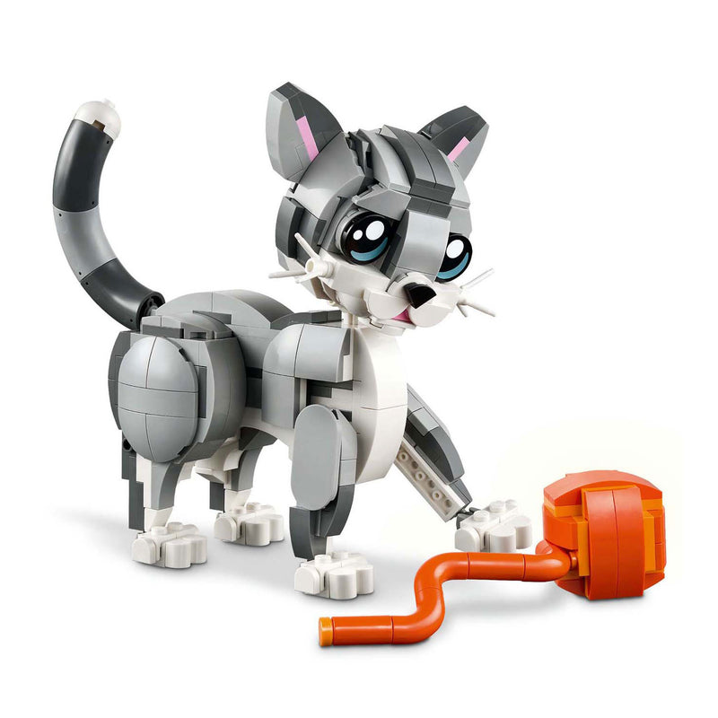 Load image into Gallery viewer, Lego creator 3in1 speelse kat dieren - 31163
