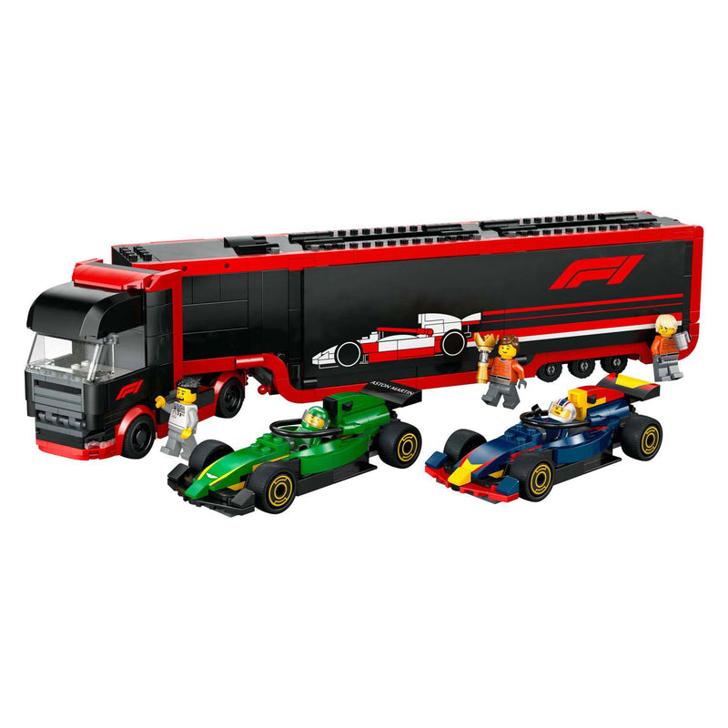 Load image into Gallery viewer, Lego city f1 truck met rb20 en amr24 f1® auto's speelset - 60445