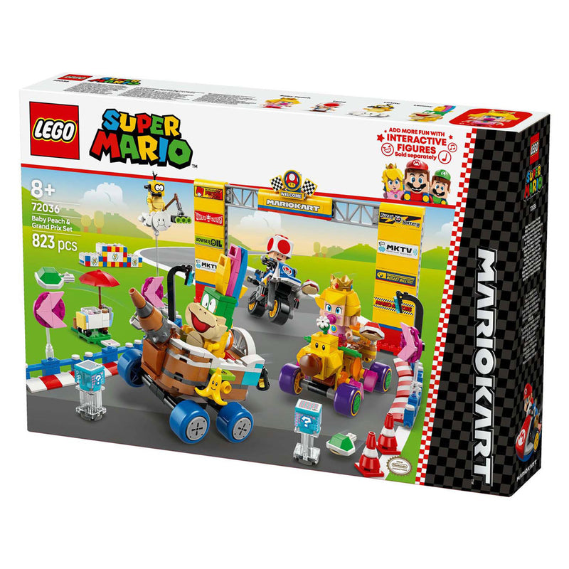 Load image into Gallery viewer, Lego super mario 72036 mario kart baby peach en grand prix set