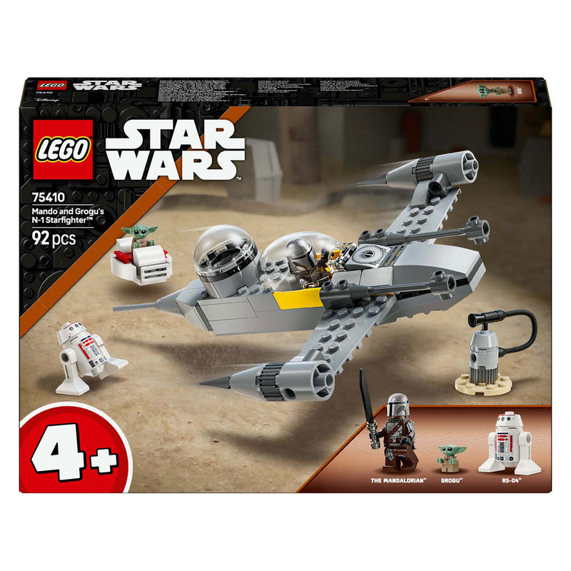 Load image into Gallery viewer, Lego star wars 75410 mando en grogu's n-1 starfighter