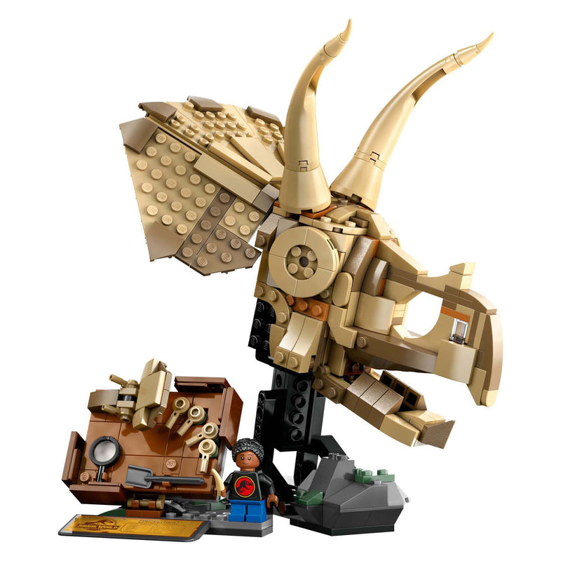 Load image into Gallery viewer, Lego jurassic world dinosaurusfossielen: triceratops schedel - 76969