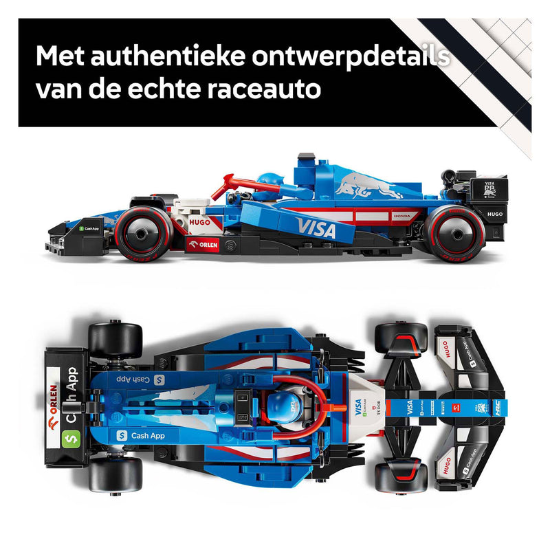 Load image into Gallery viewer, Lego speed champions visa cash app rb vcarb 01 f1 racewagen set - 77246