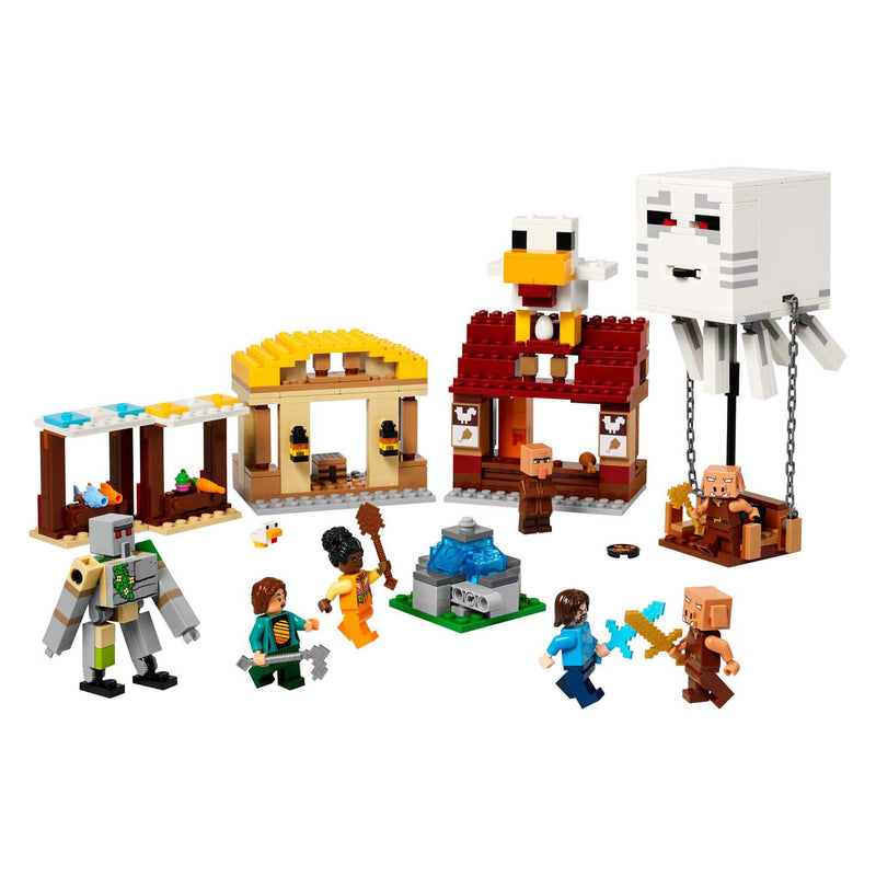 Load image into Gallery viewer, Lego minecraft de ghast-ballon aanval op het dorp - 21273