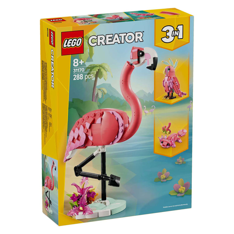 Load image into Gallery viewer, Lego ® creator 3in1 wilde dieren: roze flamingo set - 31170