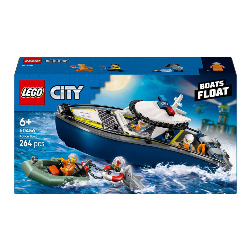 Afbeelding laden in galerijviewer, Lego ® city achtervolging met politieboot, drijft echt - 60456