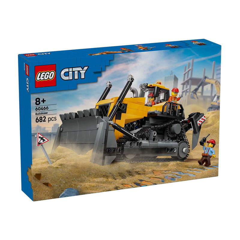 Load image into Gallery viewer, Lego ® city gele bulldozer, bouwplaatsvoertuig - 60466