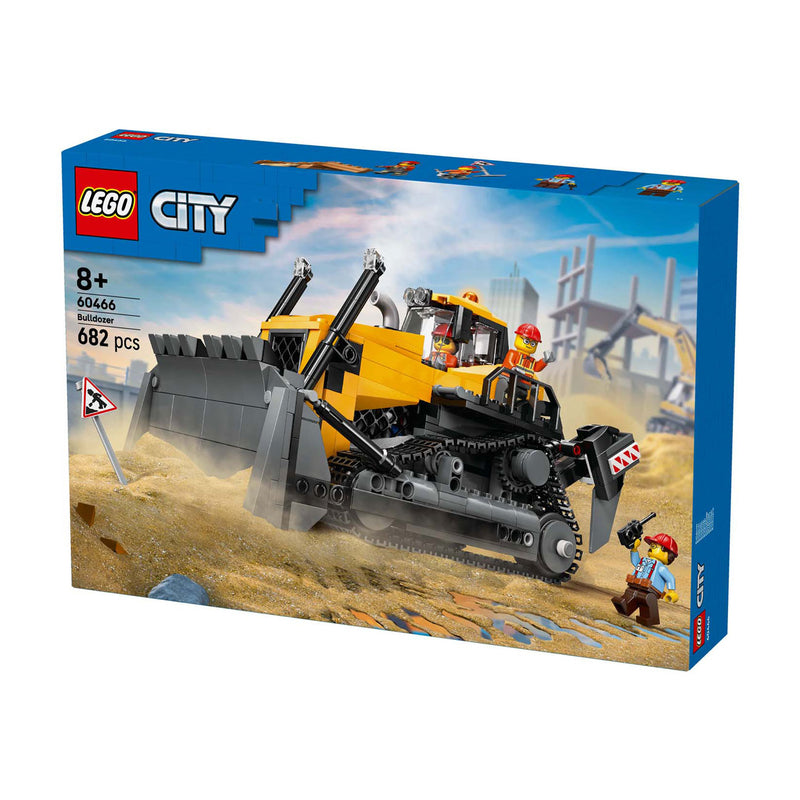 Load image into Gallery viewer, Lego ® city gele bulldozer, bouwplaatsvoertuig - 60466