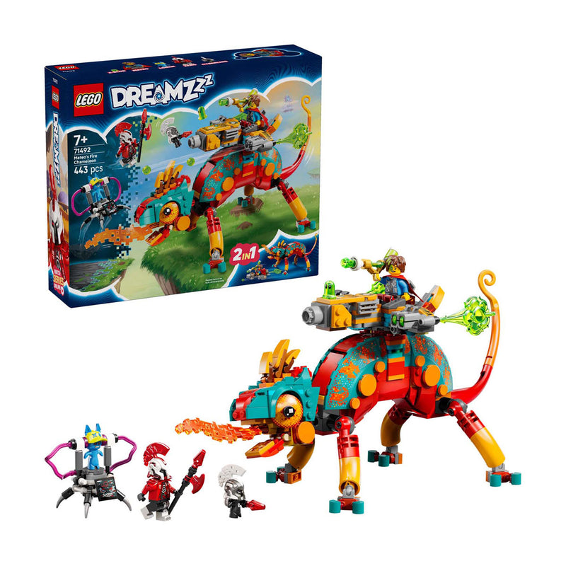 Afbeelding laden in galerijviewer, Lego dreamzzz mateo's vuurkameleon speelgoed - 71492